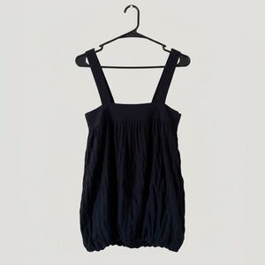 Anthropologie Black Textured Blouse